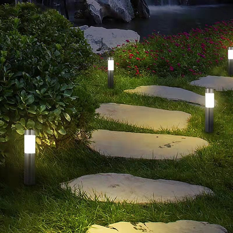 Solar Floor Garden Lamp Outdoor Waterproof LED Pathway Light