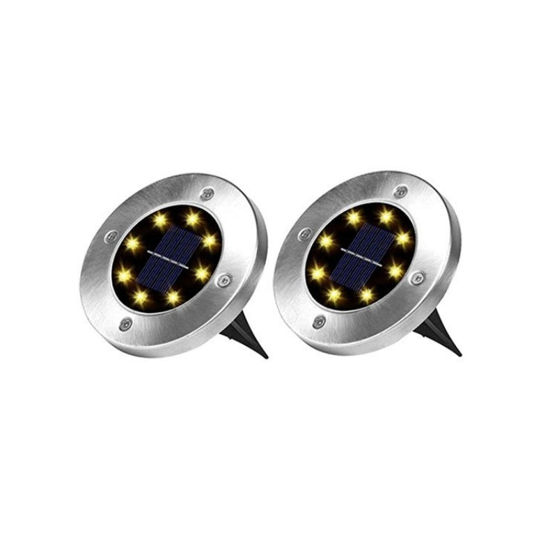 Courtyard Solar Buried Lights