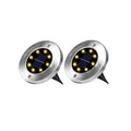 Courtyard Solar Buried Lights