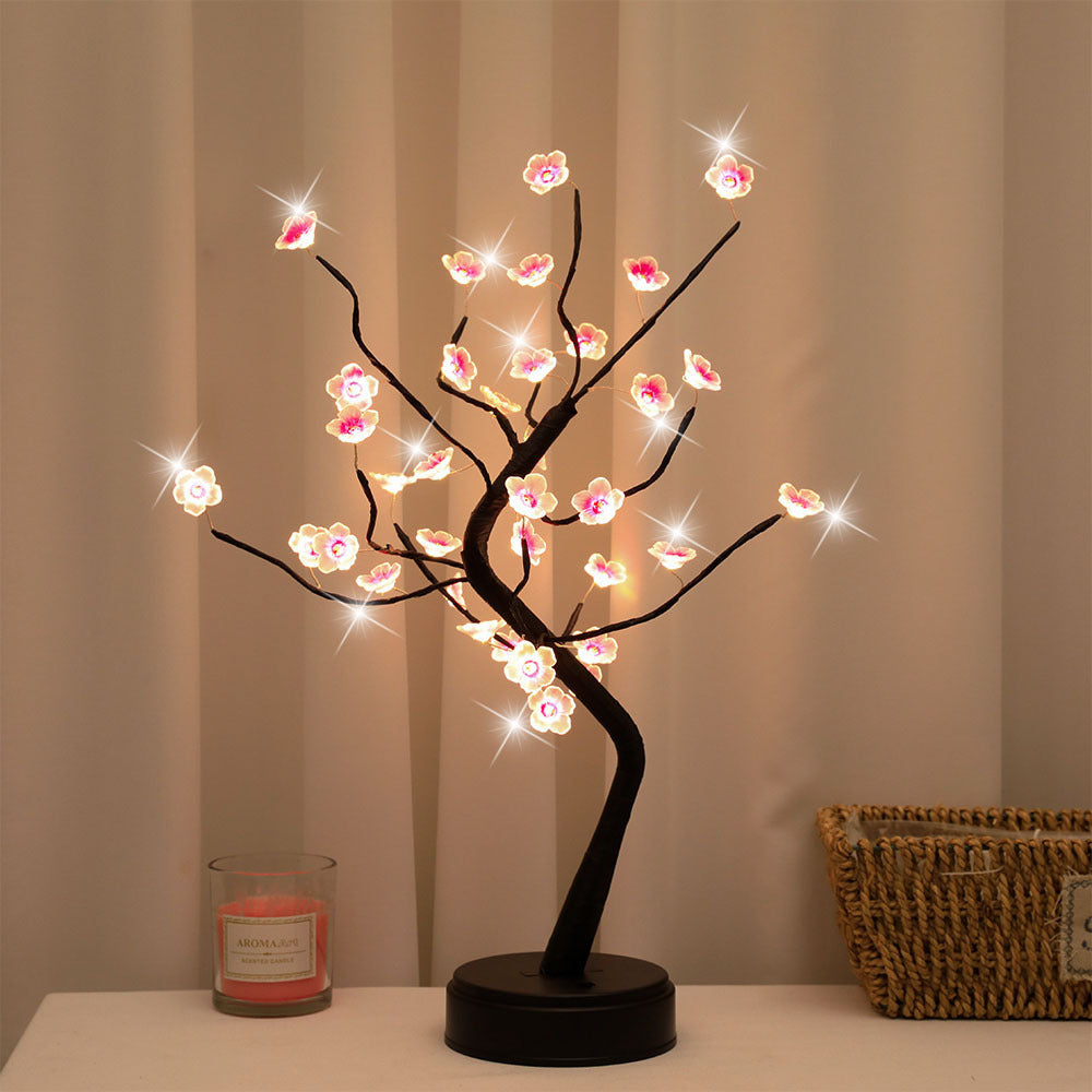 Glowing Pearl Tree Lamp LED Decorative Night Light Table Lamp