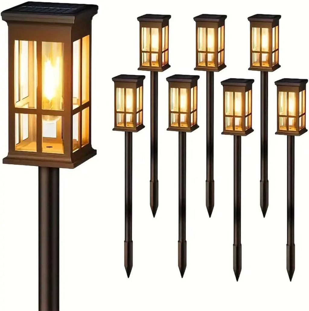 Solar Pathway Light Outdoor Solar Lamp Waterproof Landscape Lighting for Garden Yard Patio Walkway Driveway Camping Decor