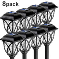 Solar Yard Lights Outdoor Waterproof LED Pathway Lights 1-10 Pack