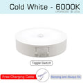 Motion Sensor Light USB Rechargeable Night Light LED Lamp for Kitchen Bedroom Stairs Hallway Cabinet Closet Wardrobe Nightlight