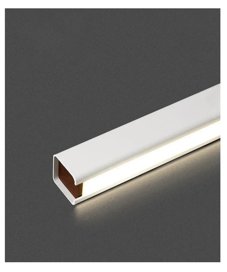 Modern Linear LED Pendant Light showcasing a sleek design and elegant illumination for contemporary interiors.