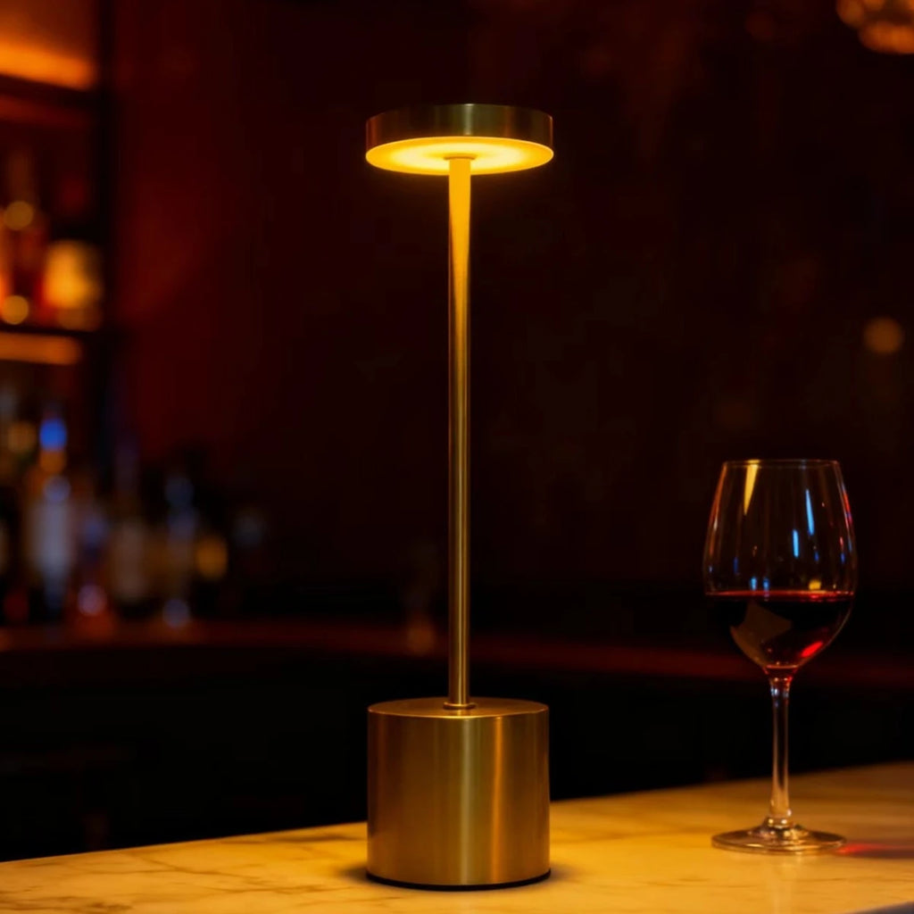 LED Ambient Desk Lamp USB Rechargeable Touch Dimmable Night Light