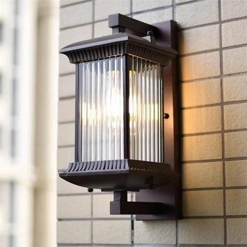 Vintage Waterproof LED Outdoor Wall Light for Porch & Garden Decor