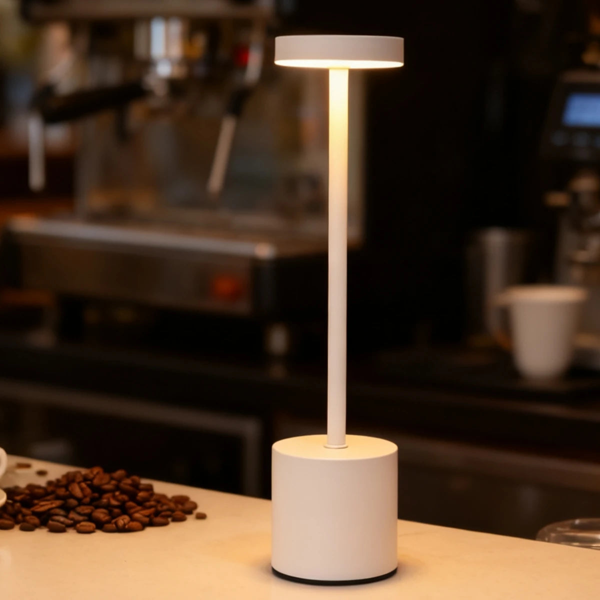 LED Ambient Desk Lamp USB Rechargeable Touch Dimmable Night Light