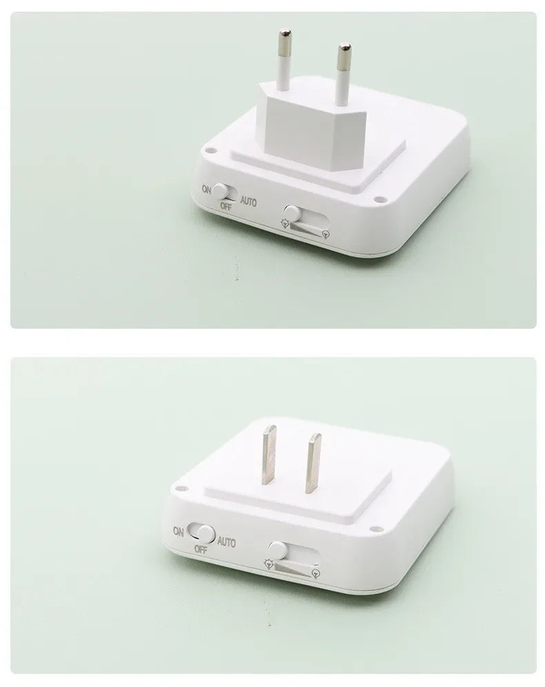 Motion Sensor Night Light EU Plug Dimmable LED Cabinet Lamp