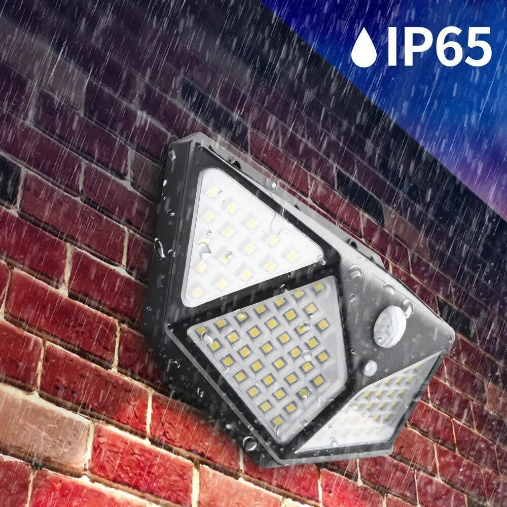 Solar Motion Sensor Security Light 100 LED Outdoor Waterproof PIR