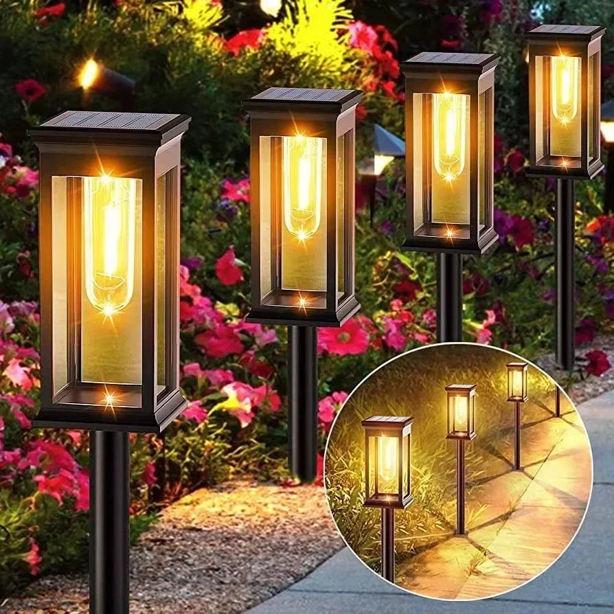 Solar LED Pathway Lights Waterproof  for Garden & Driveway Paths