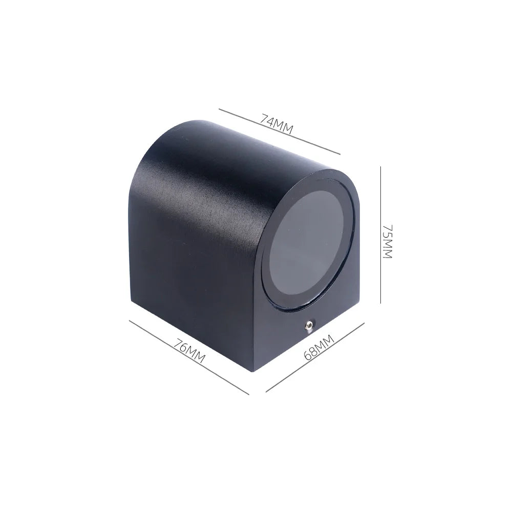 Modern IP65 Up & Down GU10 LED Wall Light for Outdoor Spaces