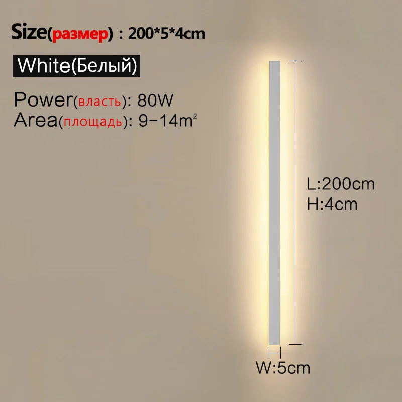 Modern Waterproof LED Wall Light for Indoor & Outdoor Home Decor