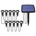 Outdoor Solar Lights Pathway Patio Lawn Ground Lamp IP65 Waterproof Landscape Spotlights