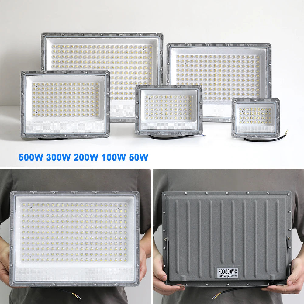 LED floodlight outdoor IP66 waterproof garden and street light