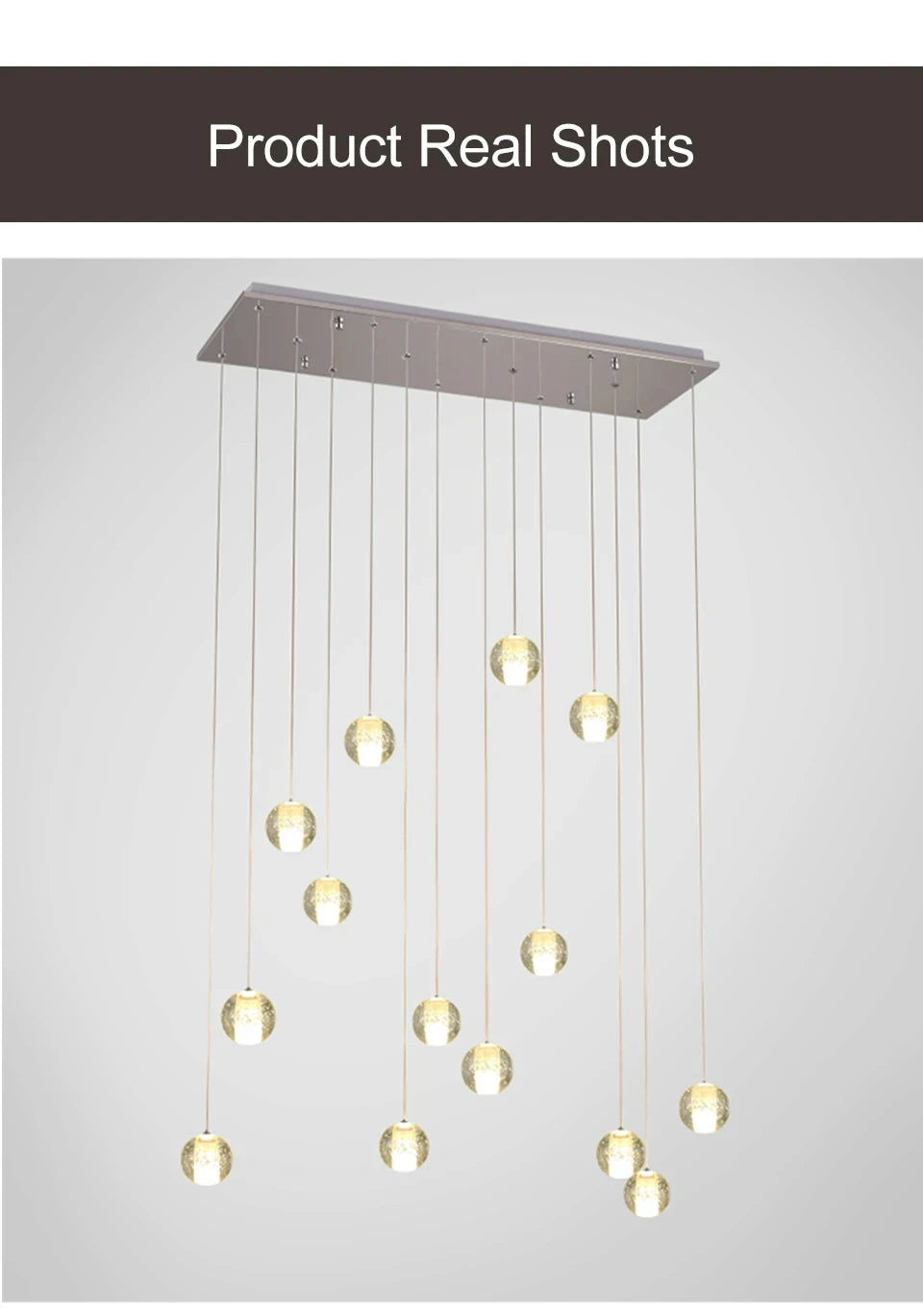 Modern spiral crystal LED chandelier cascading down a luxury staircase in a contemporary home.