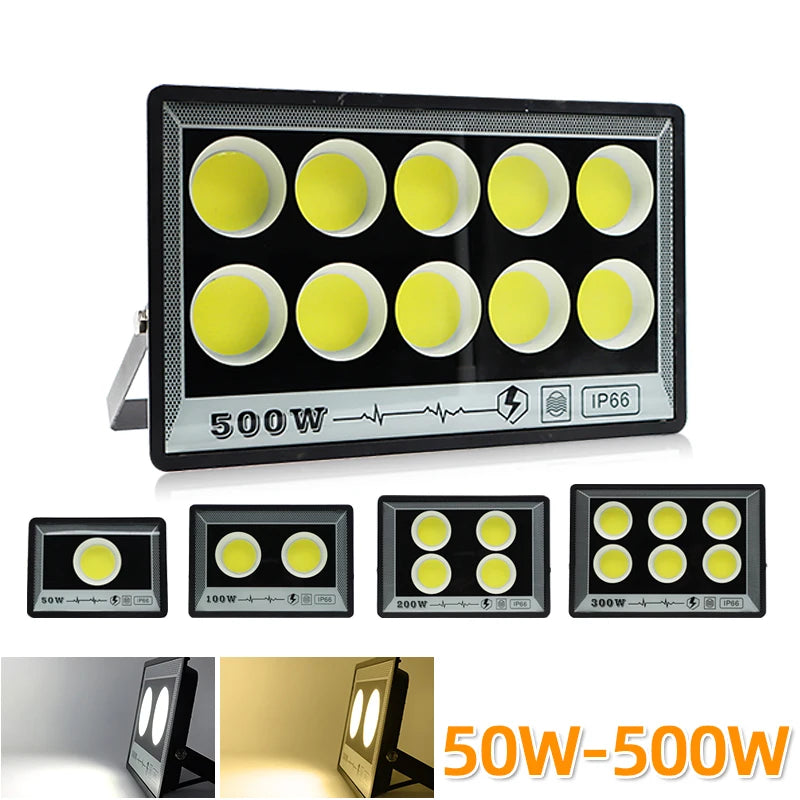 LED floodlight IP65 waterproof outdoor garden and street lamp