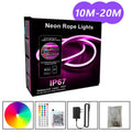 RGB Neon LED Strip 24V Bluetooth Music Sync Waterproof Rope Light