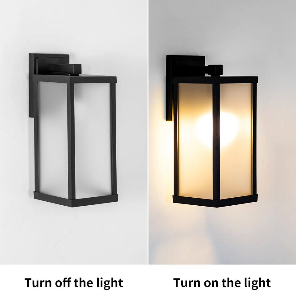 Vintage Waterproof LED Outdoor Wall Light for Porch & Garden Decor