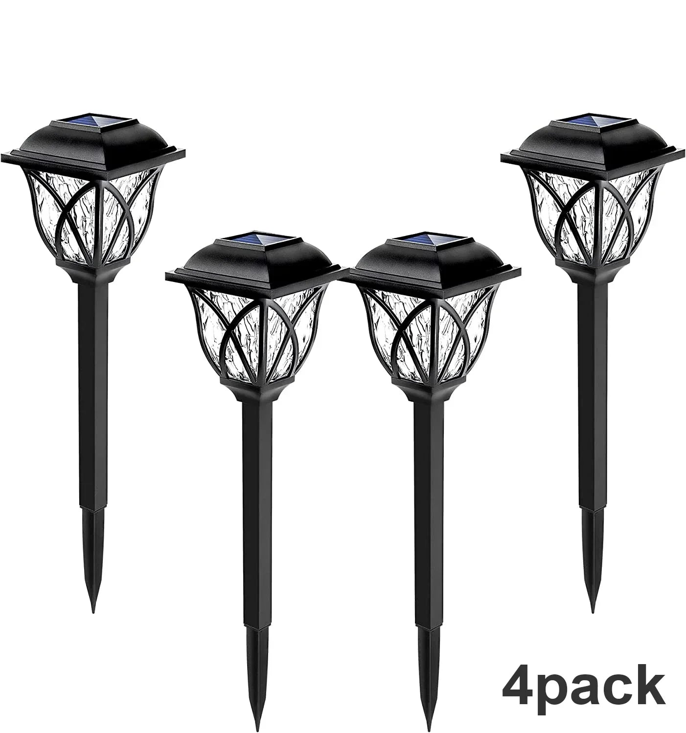 Solar Yard Lights Outdoor Waterproof LED Pathway Lights 1-10 Pack