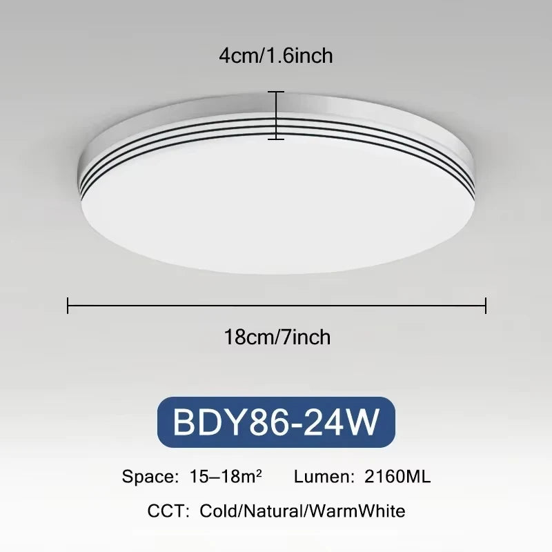 Modern Square LED Ceiling Light dimensions and specifications for home lighting.