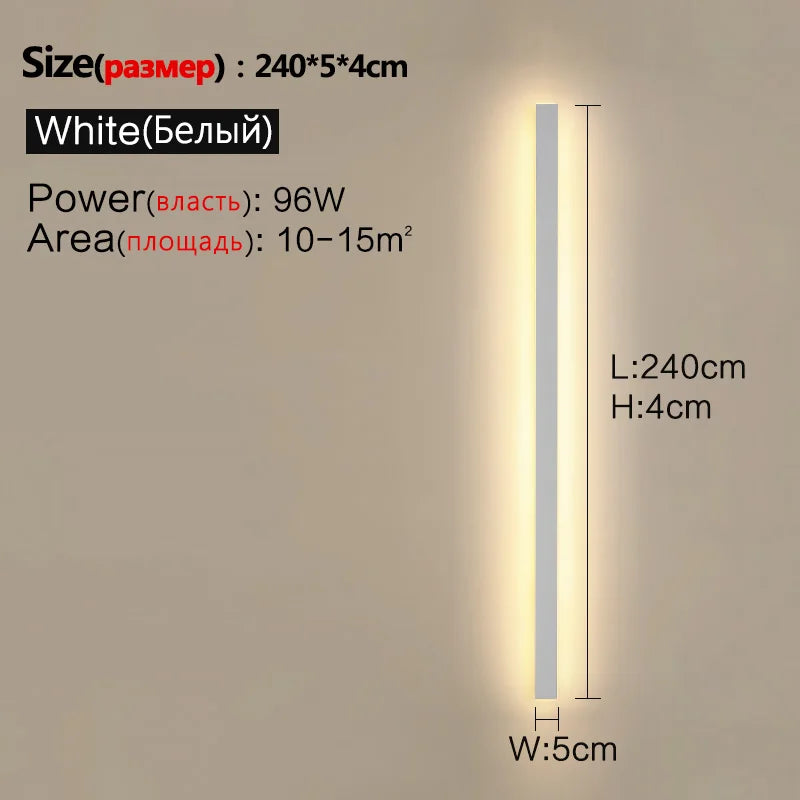 Modern Waterproof LED Wall Light for Indoor & Outdoor Home Decor