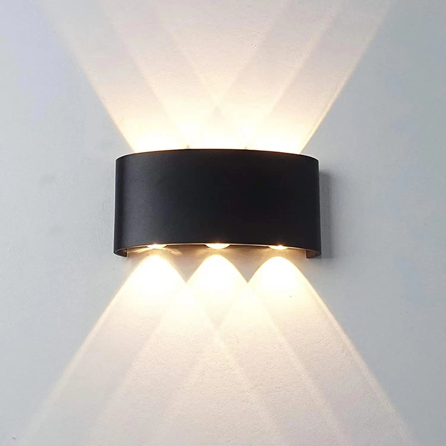 LED Wall Sconces Modern Lamp, White Up Down Wall Mount Lights for Living Room Hallway Bedroom Decor