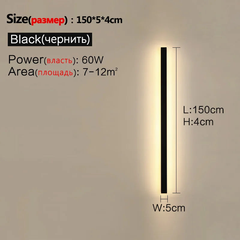 Modern Waterproof LED Wall Light for Indoor & Outdoor Home Decor