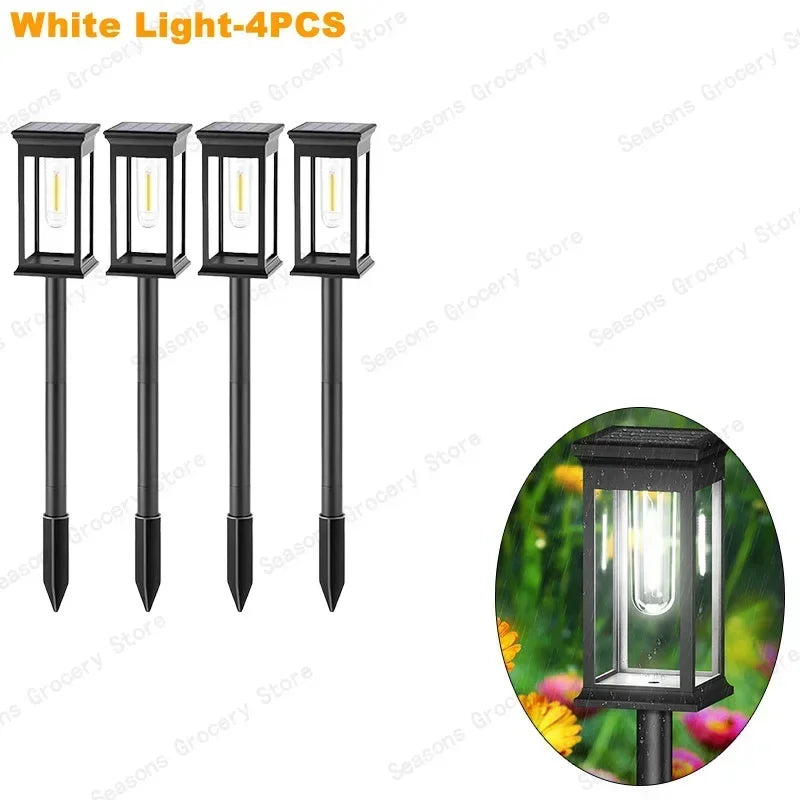 Solar LED Pathway Lights Waterproof  for Garden & Driveway Paths