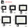 LED PIR Motion Sensor Floodlight Outdoor Wall Light White Light 100W 50W 30W 20W 10W IP66 Waterproof LED Spotlight For Garden