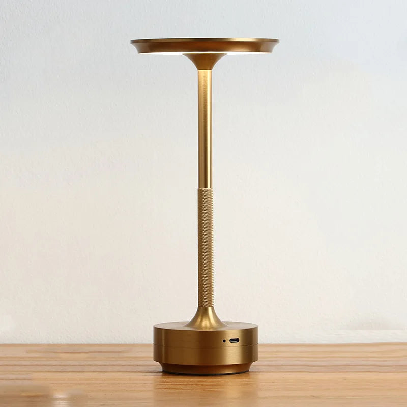 LED Touch Desk Lamp Rechargeable Aluminum Alloy Dimmable Night Light