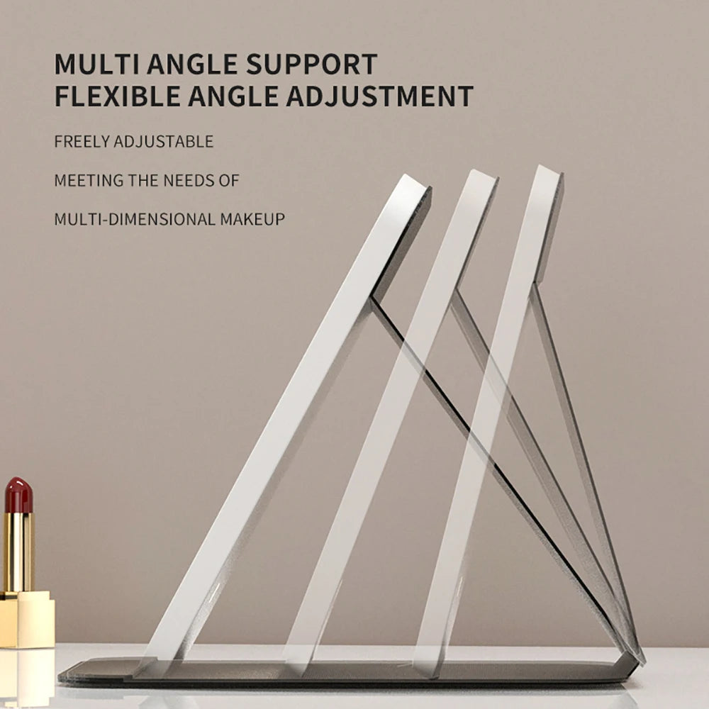 LED Makeup Mirror 3 Color Dimmable Touch Screen Rechargeable