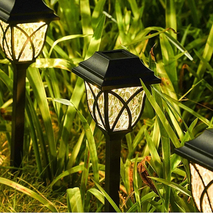 Solar Yard Lights Outdoor Waterproof LED Pathway Lights 1-10 Pack
