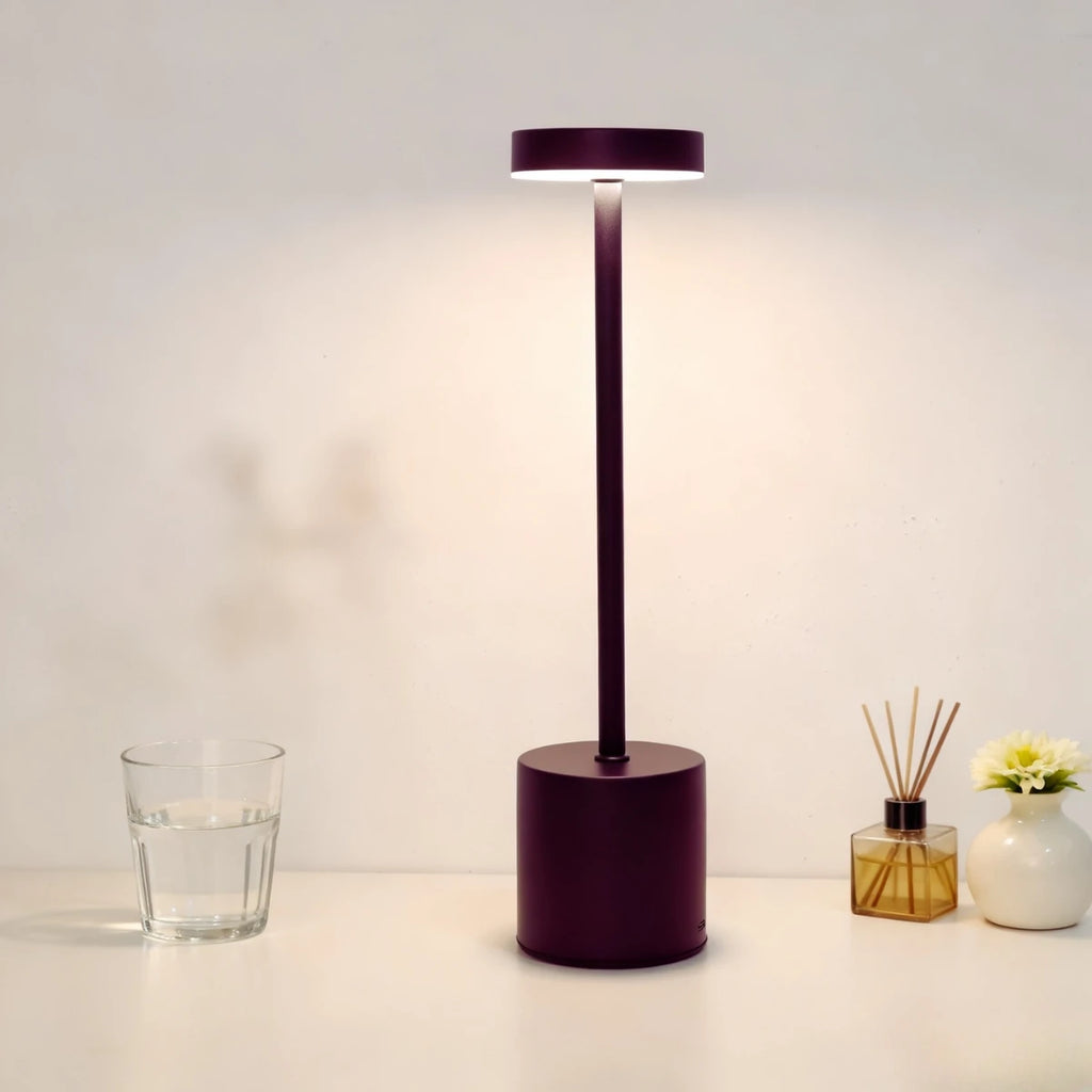 LED Ambient Desk Lamp USB Rechargeable Touch Dimmable Night Light