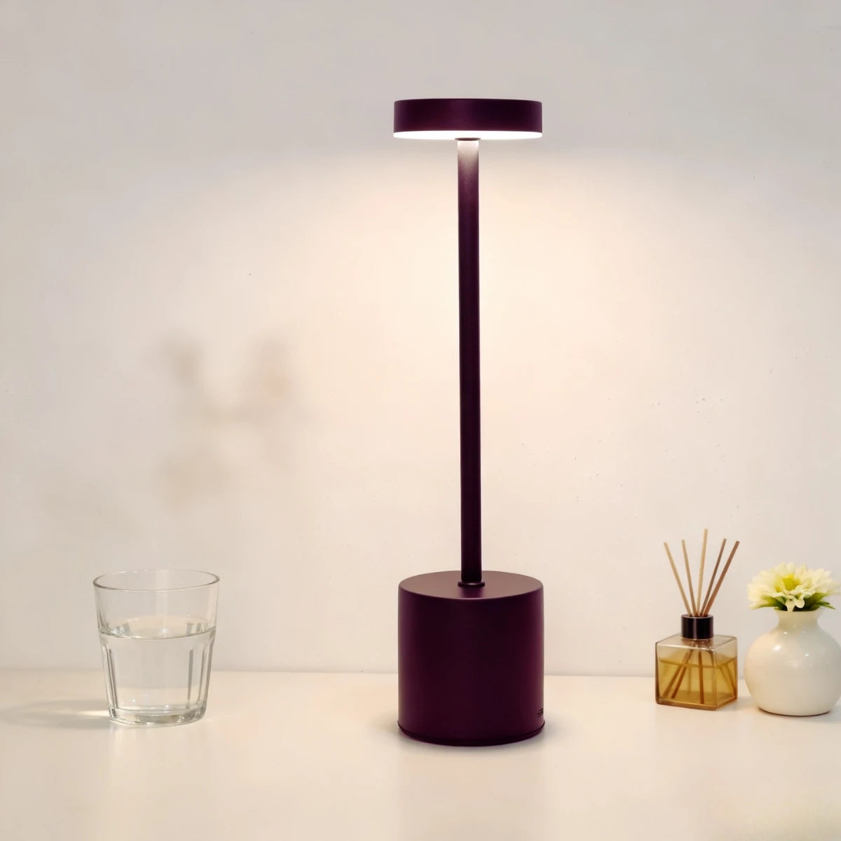LED Ambient Desk Lamp USB Rechargeable Touch Dimmable Night Light