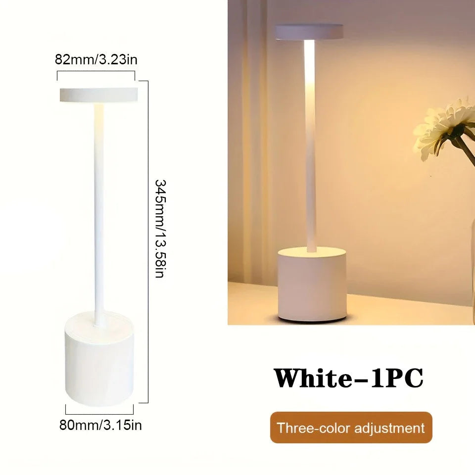LED Table Lamp Touch Sensor Rechargeable Wireless Night Light
