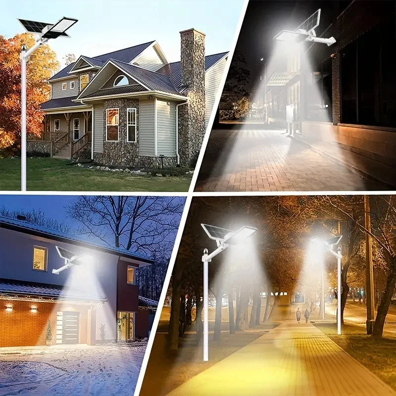 Solar Street Light Motion Sensor IP65 Waterproof 357 LED Outdoor