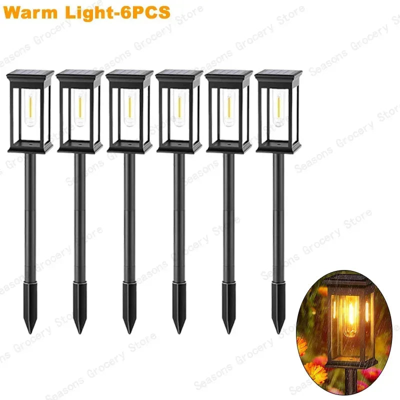 Solar LED Pathway Lights Waterproof  for Garden & Driveway Paths