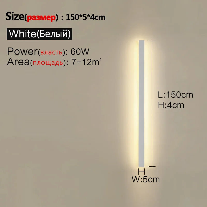 Modern Waterproof LED Wall Light for Indoor & Outdoor Home Decor
