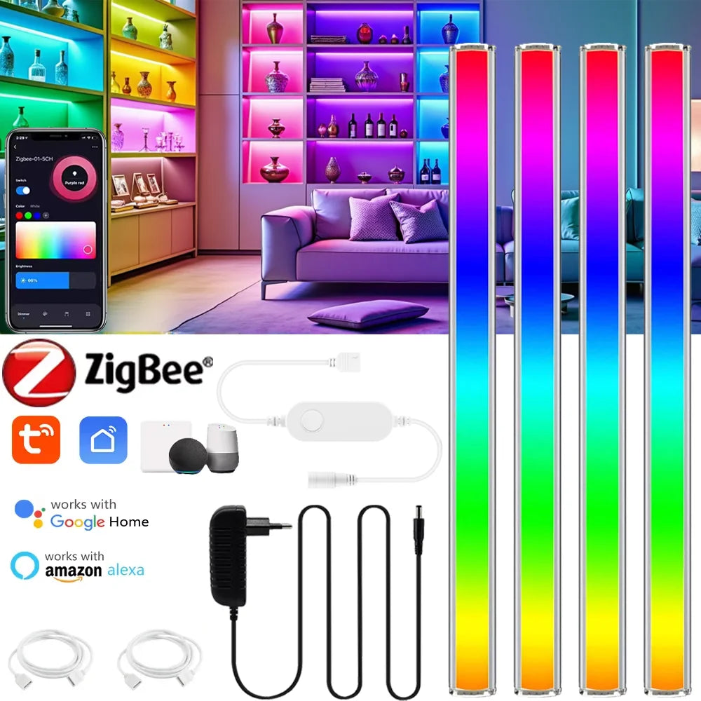 Smart Under Cabinet LED Lights RGB Zigbee 3.0 Alexa Dimmable