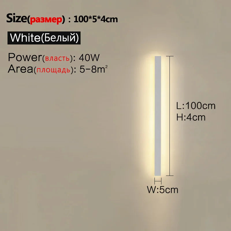 Modern Waterproof LED Wall Light for Indoor & Outdoor Home Decor
