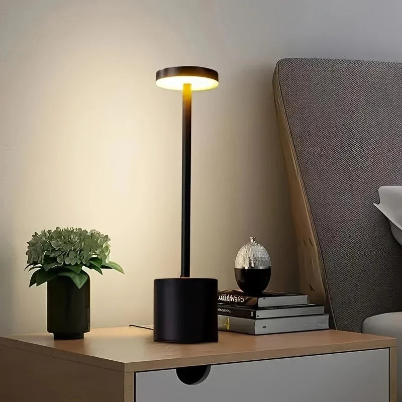 LED Table Lamp Touch Sensor Rechargeable Wireless Night Light