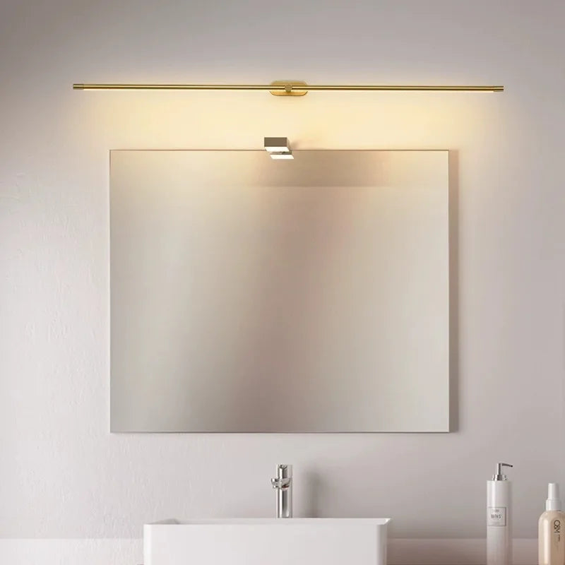 LED Mirror Bathroom long strip Wall Lamps Modern Bedroom Bedside Minimalist Ceiling Light Wall Sconces Decor Lighting Fixtures