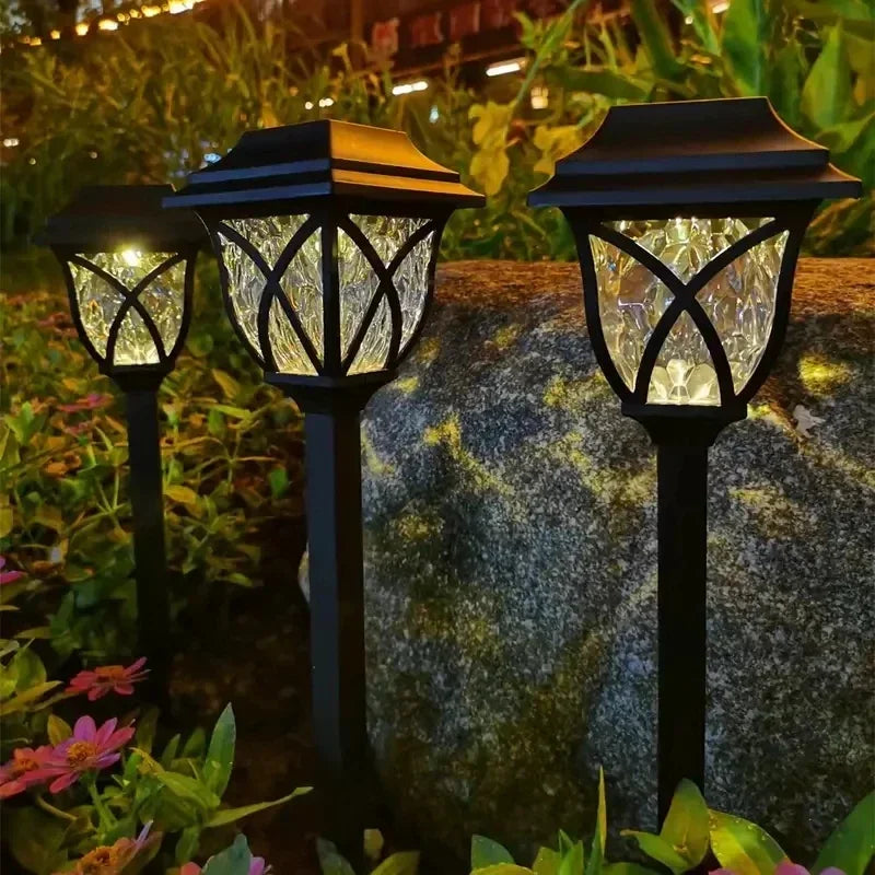 Solar Yard Lights Outdoor Waterproof LED Pathway Lights 1-10 Pack