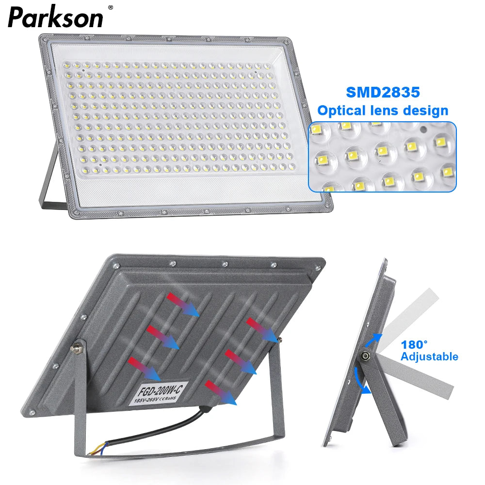 LED floodlight outdoor IP66 waterproof garden and street light