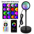 Smart Sunset Lamp RGB LED APP Remote USB Projection Light