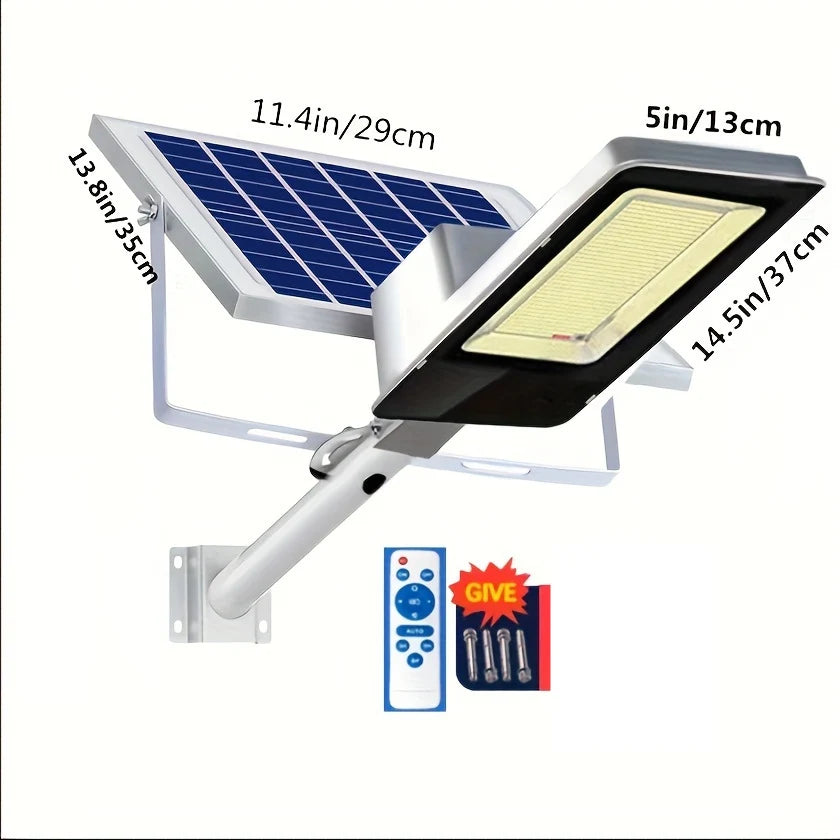 Solar Street Light Motion Sensor IP65 Waterproof 357 LED Outdoor