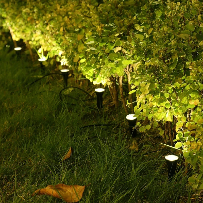 Outdoor Solar Lights Pathway Patio Lawn Ground Lamp IP65 Waterproof Landscape Spotlights