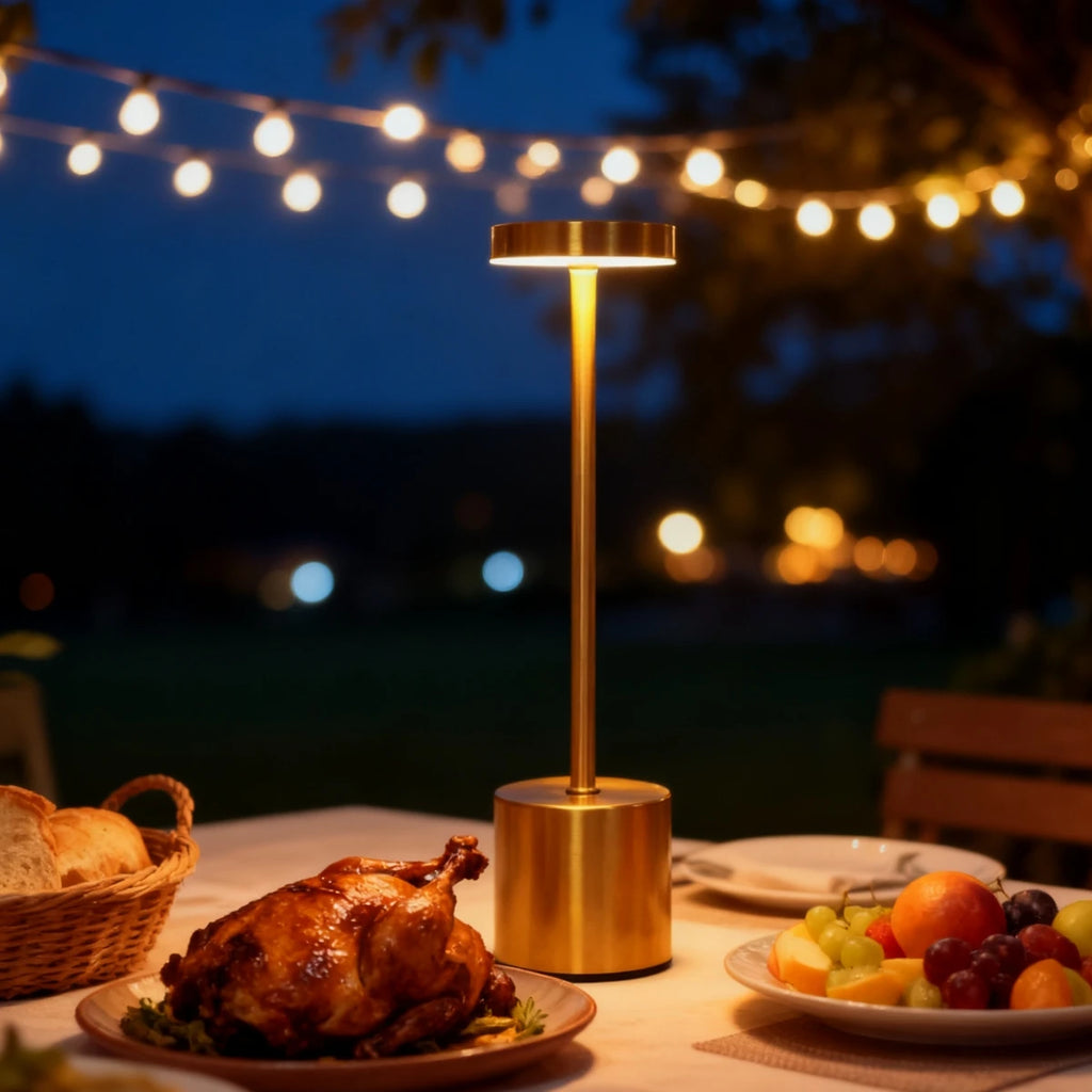 LED Ambient Desk Lamp USB Rechargeable Touch Dimmable Night Light