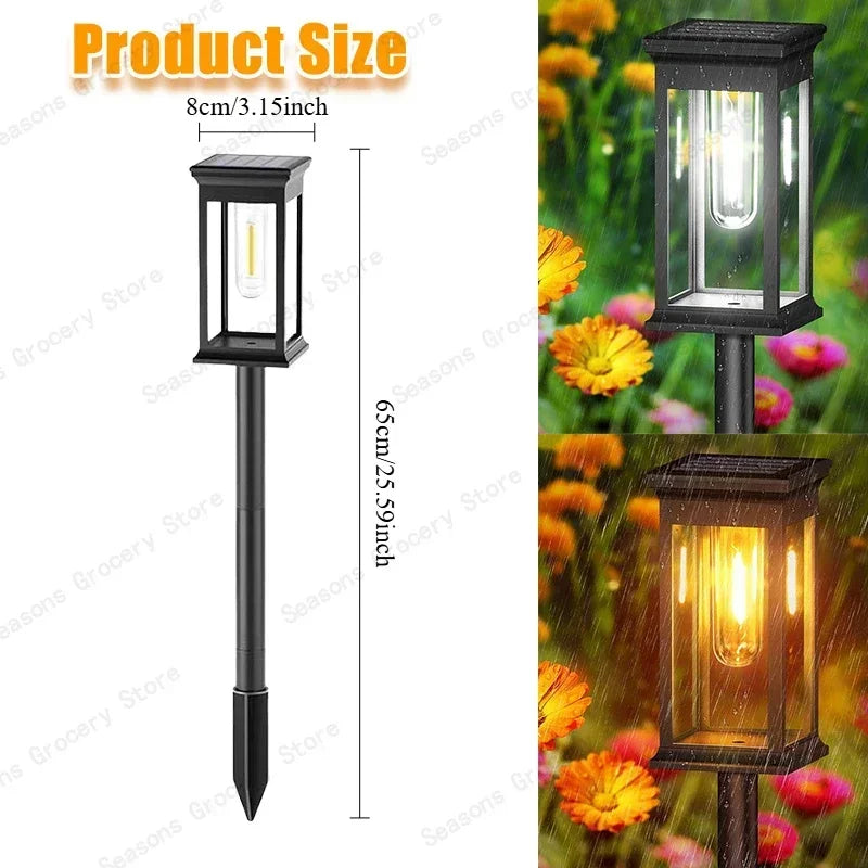 Solar LED Pathway Lights Waterproof  for Garden & Driveway Paths