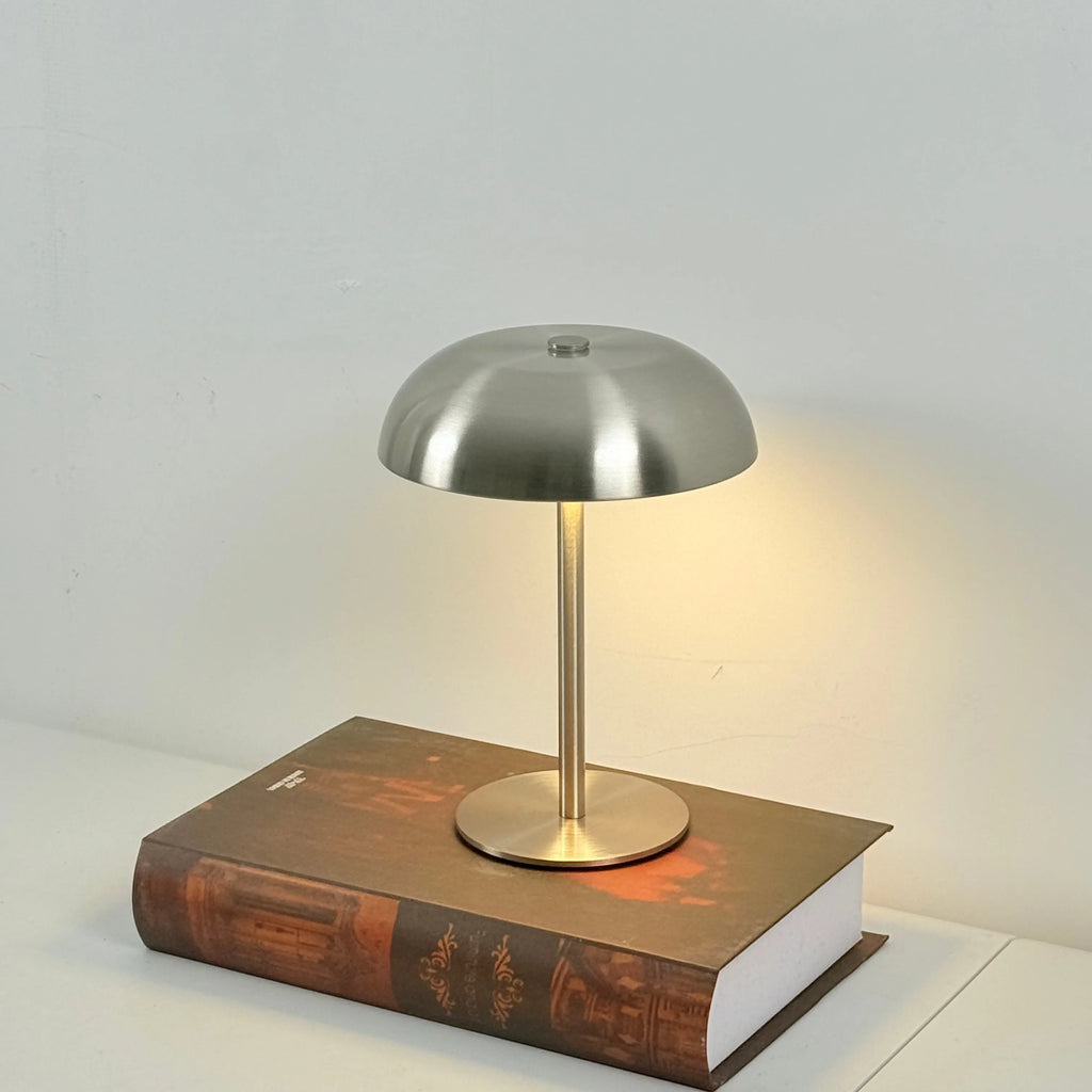 Mushroom Table Lamp Touch Control Dimmable LED Rechargeable